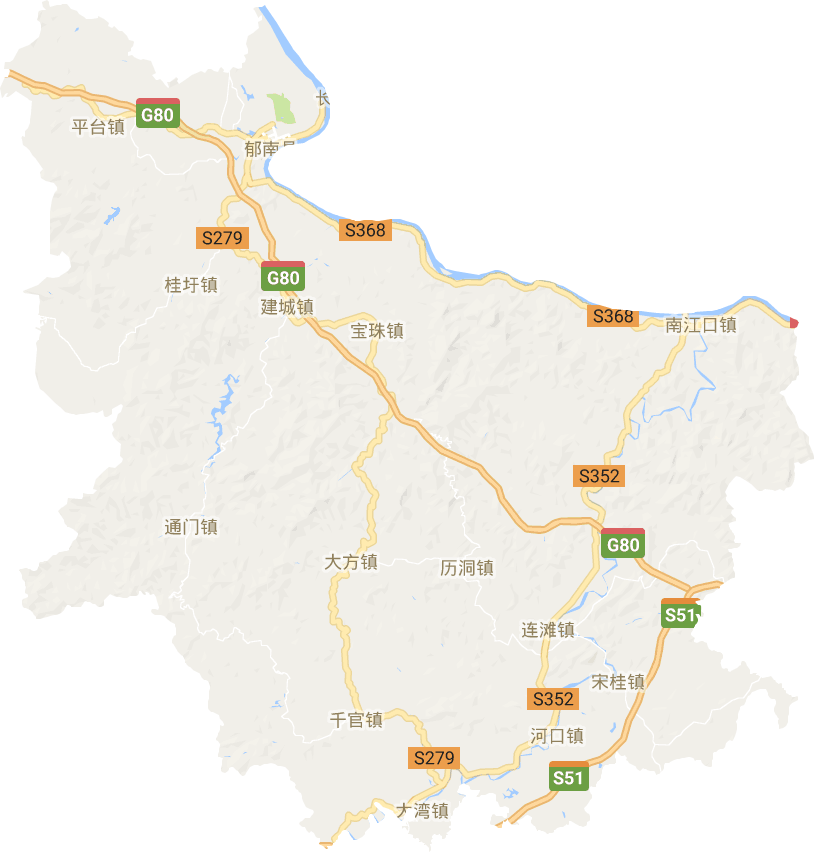 郁南县电子地图