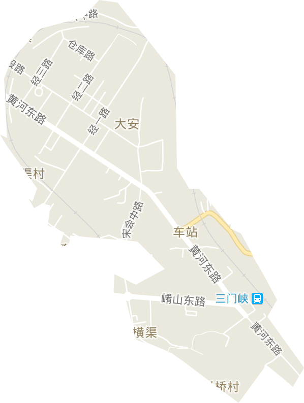 车站街道电子地图
