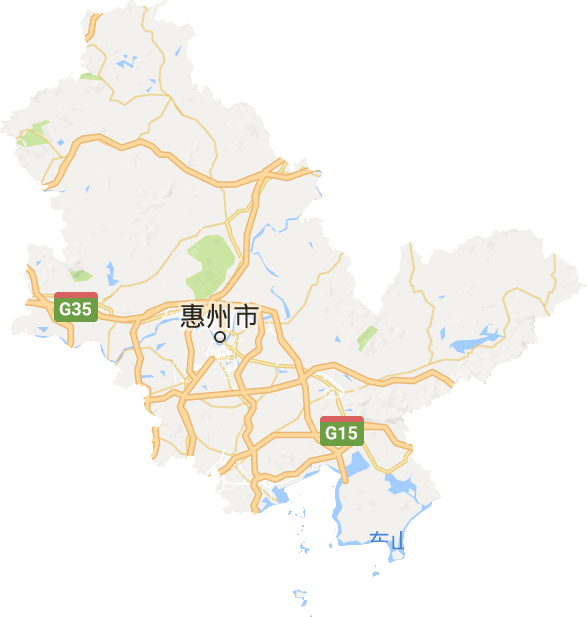 惠州市电子地图高清版大图