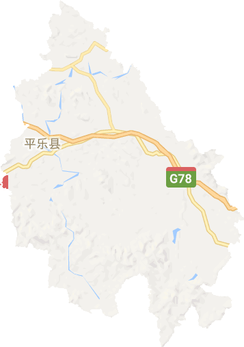 平乐县电子地图