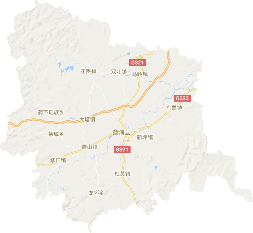 荔浦县电子地图