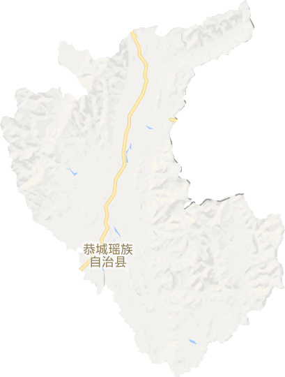恭城瑶族自治县电子地图