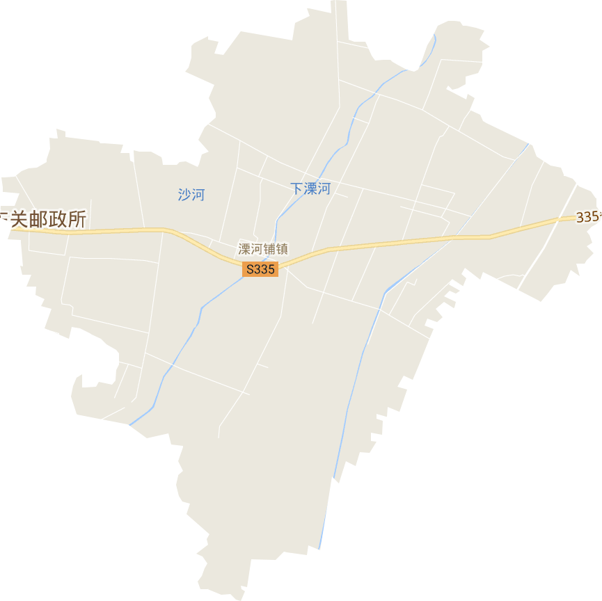溧河铺镇电子地图