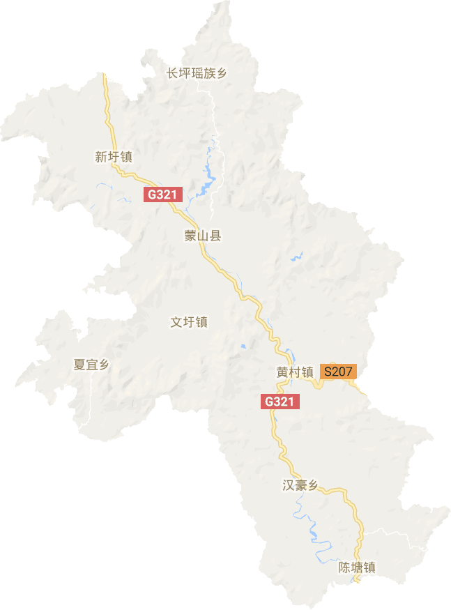 蒙山县电子地图