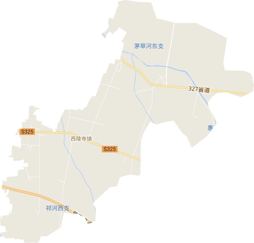 西陵寺镇电子地图