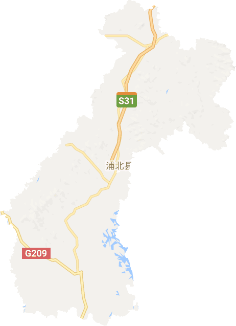 浦北县电子地图