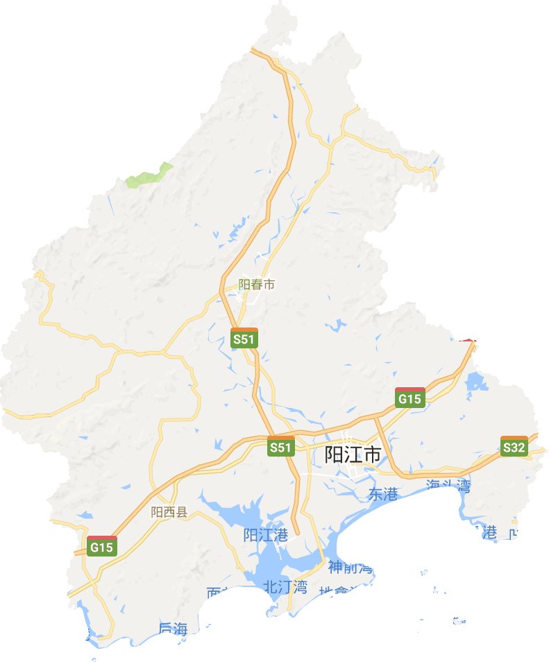 阳江市电子地图