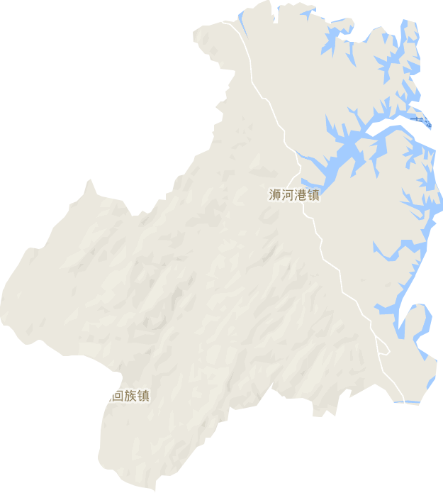 浉河港镇电子地图