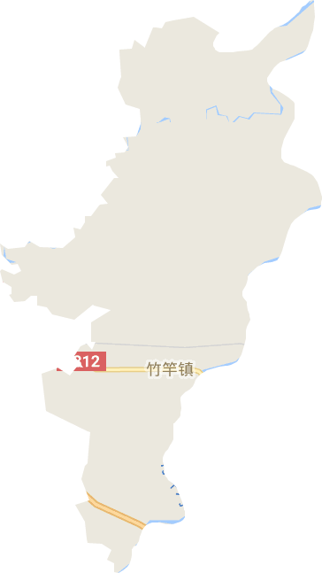 竹竿镇电子地图
