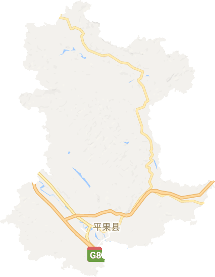 平果县电子地图