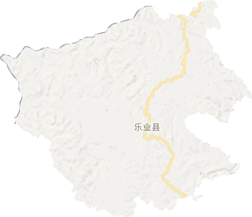 乐业县电子地图
