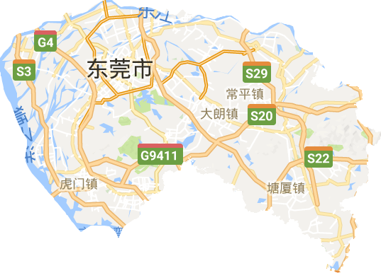 东莞市电子地图