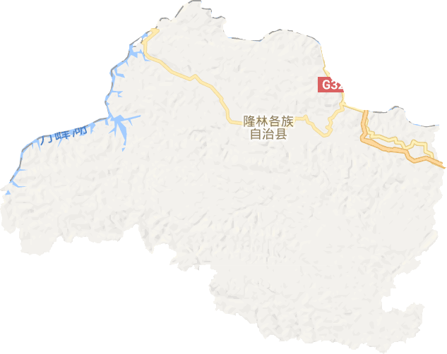 隆林各族自治县电子地图
