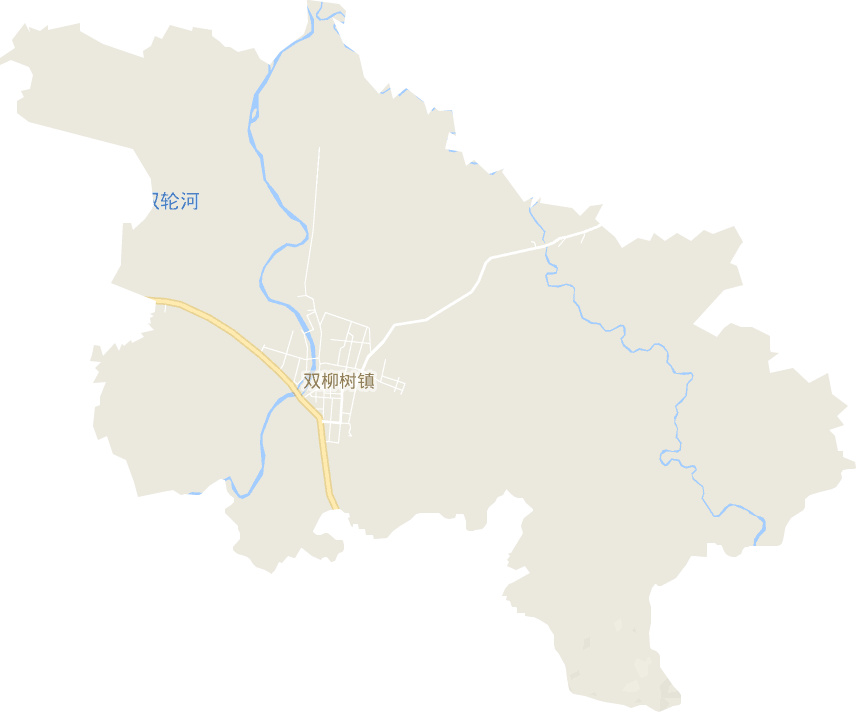 双柳树镇电子地图