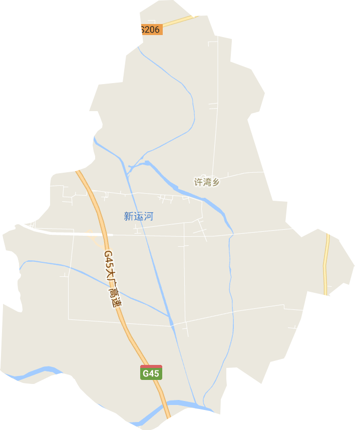 许湾乡电子地图