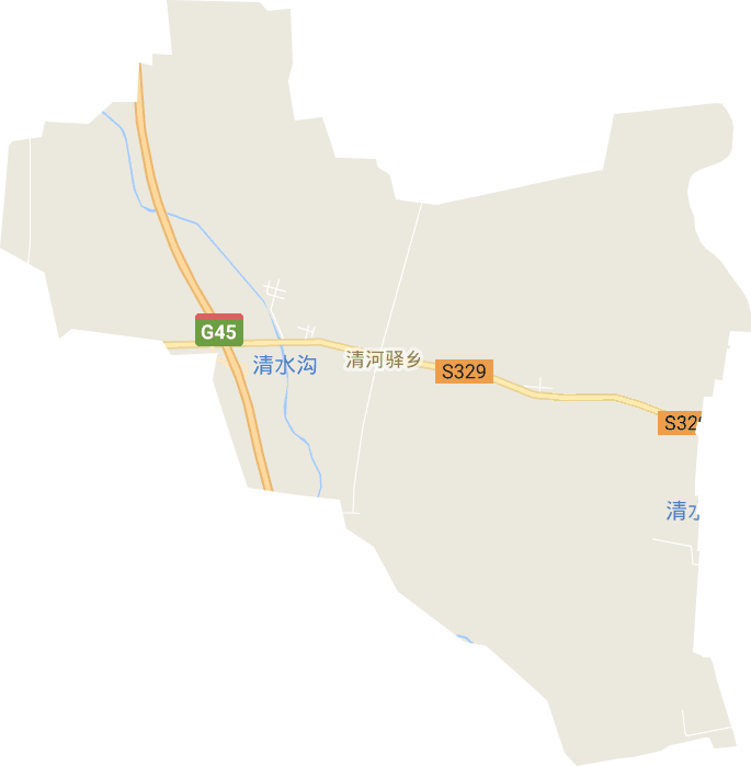 清河驿乡电子地图