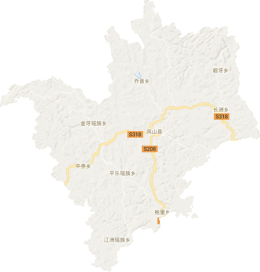 凤山县电子地图