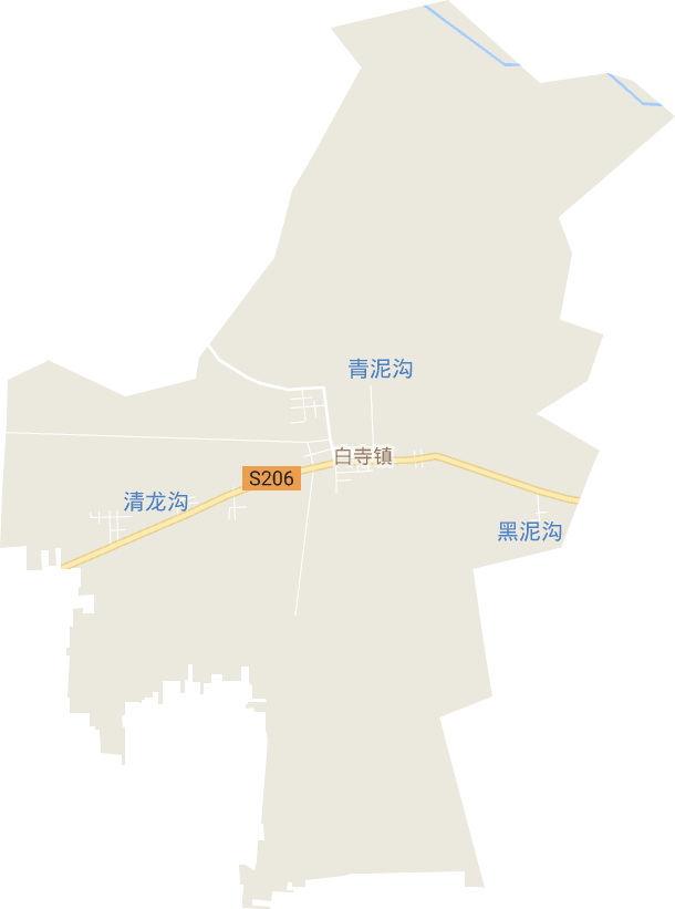 白寺镇电子地图