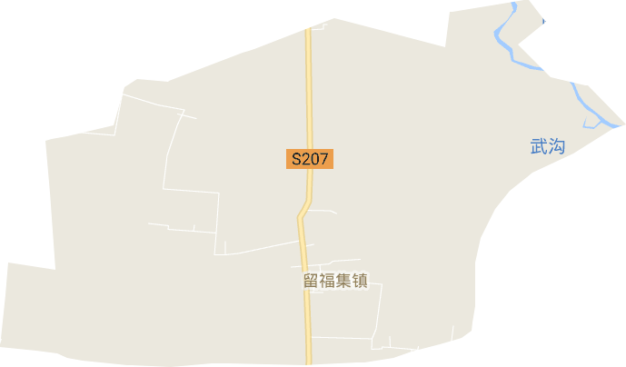 留福集镇电子地图