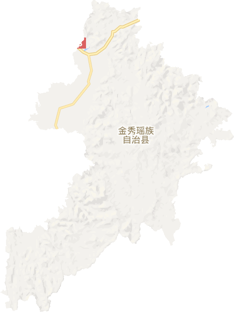 金秀瑶族自治县电子地图