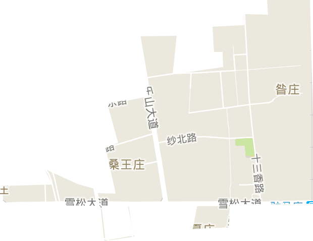 雪松街道电子地图