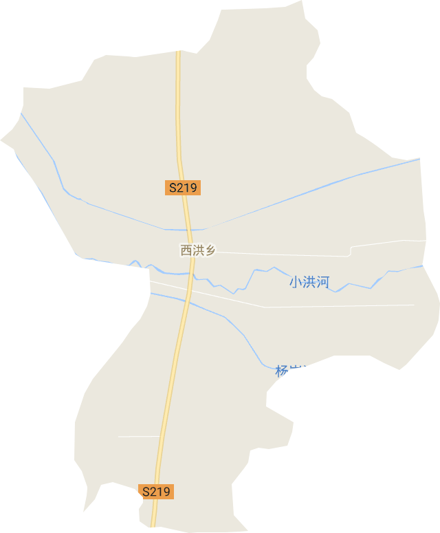 西洪乡电子地图