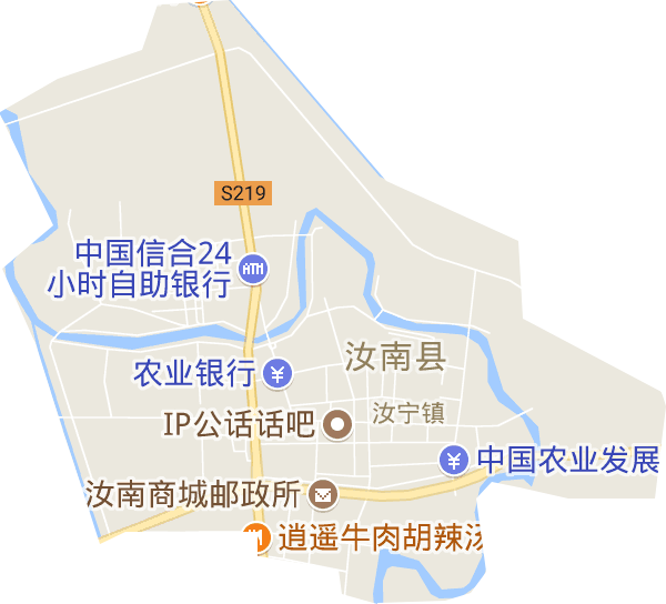 汝宁街道电子地图