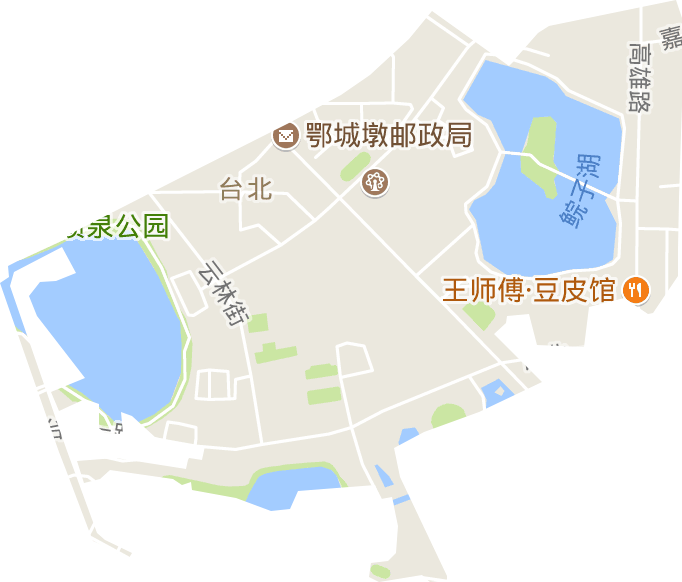 台北街办事处电子地图