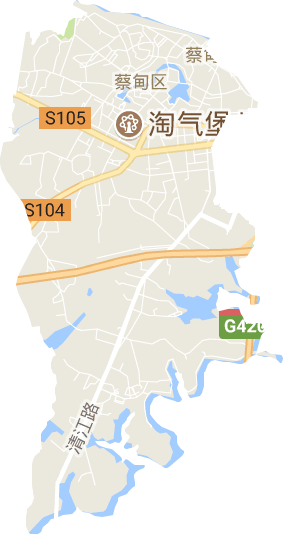 蔡甸街道电子地图