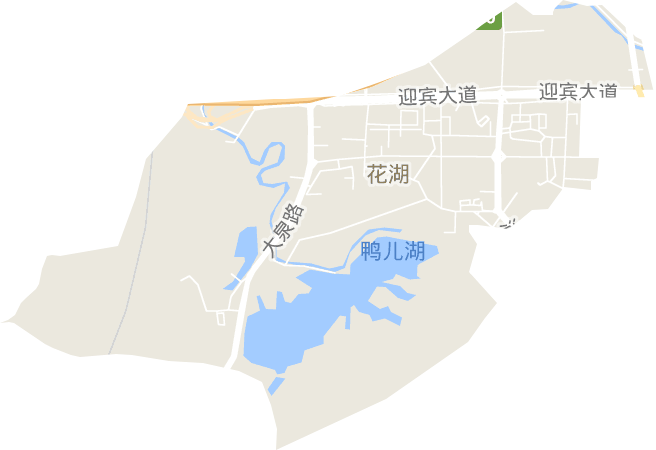 花湖街道电子地图