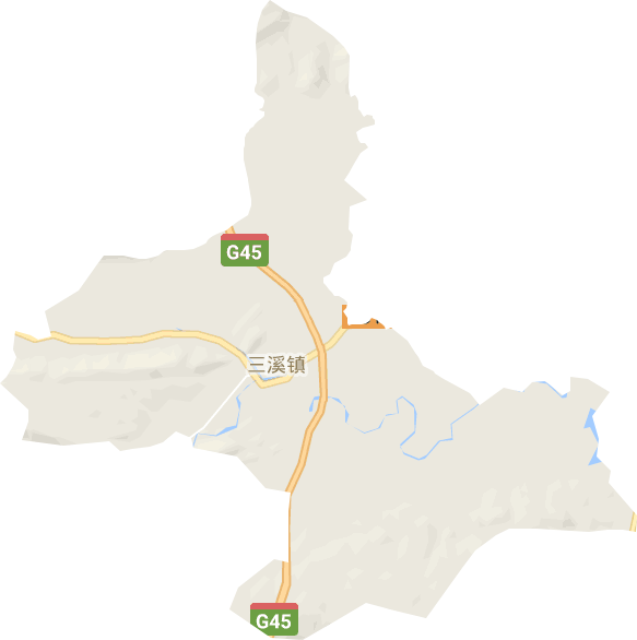 三溪镇电子地图