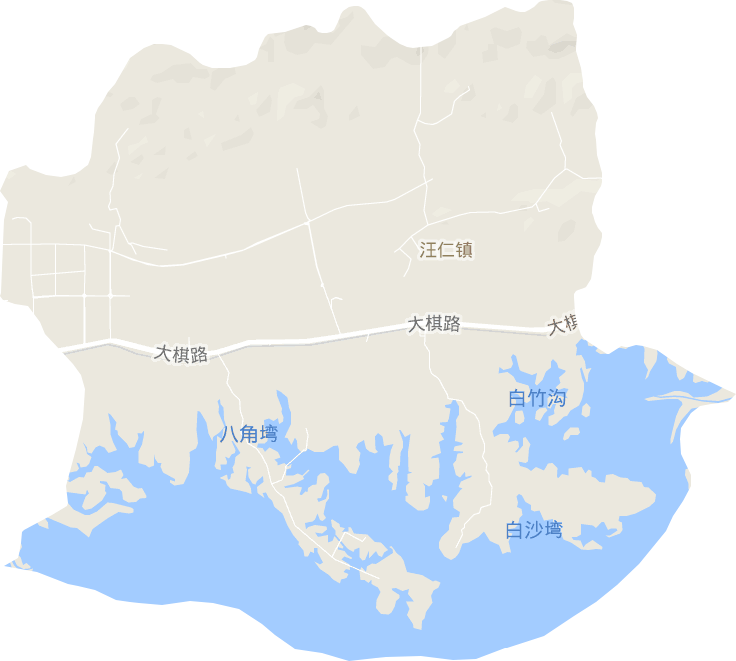 汪仁镇电子地图
