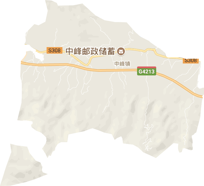 中峰镇电子地图