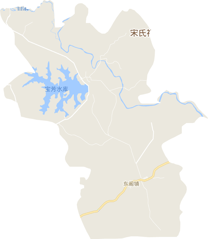 东阁镇电子地图