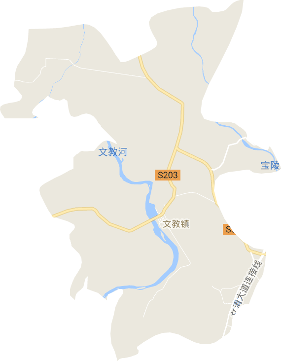 文教镇电子地图