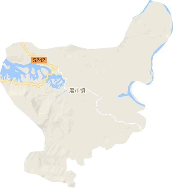 磨市镇电子地图