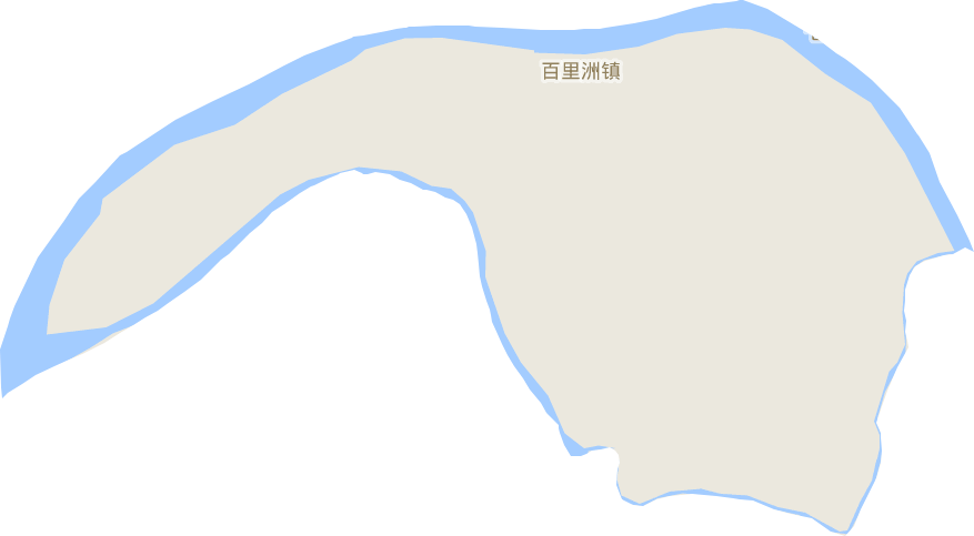 百里洲镇电子地图