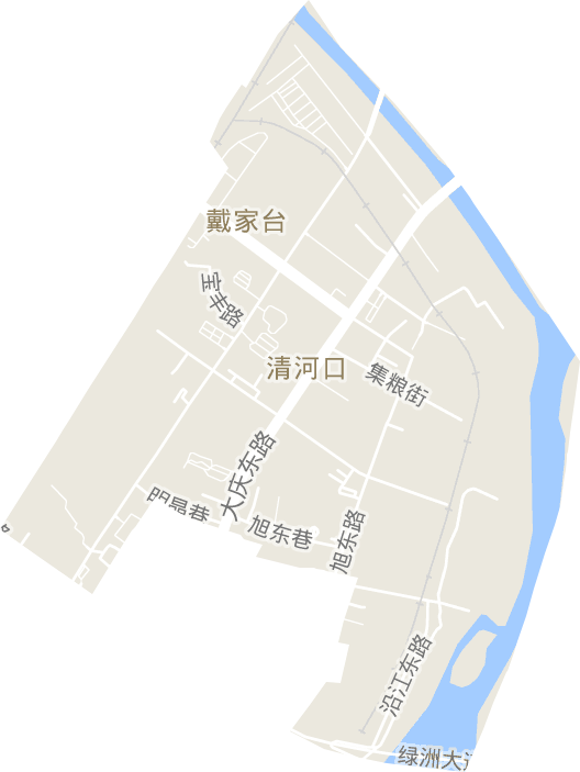 清河口街道电子地图
