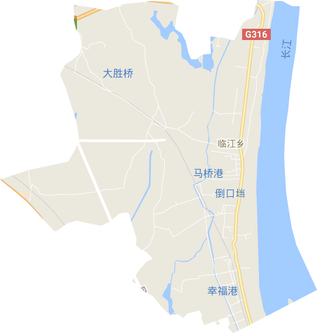 临江乡电子地图