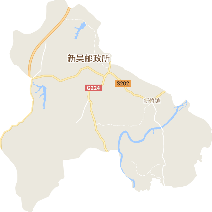 新竹镇电子地图
