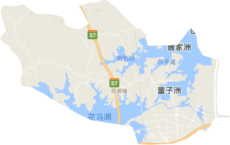 花湖镇电子地图