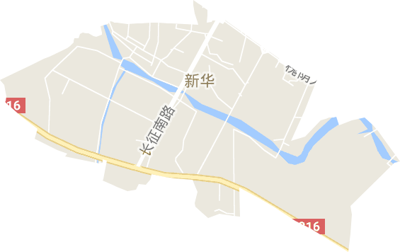 孝南区新华街办事处电子地图
