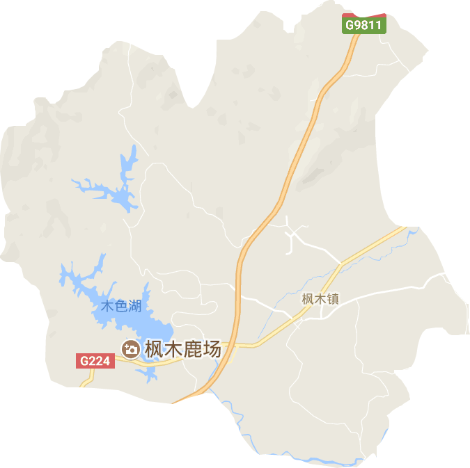 枫木镇电子地图