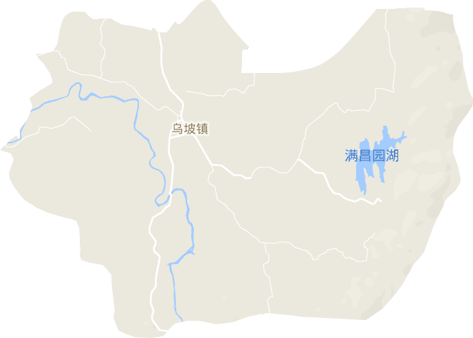 乌坡镇电子地图
