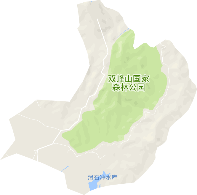 双峰山旅游渡假区电子地图