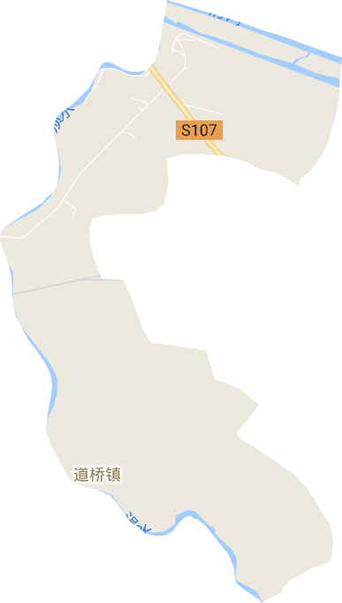 道桥镇电子地图