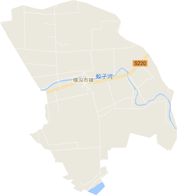 横沟市镇电子地图
