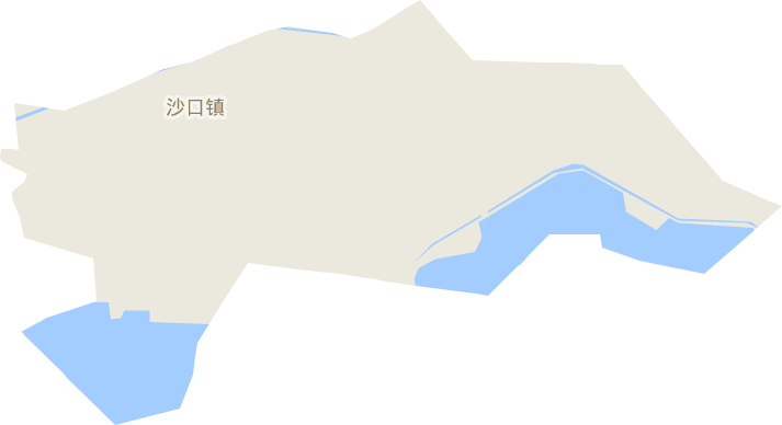 沙口镇电子地图
