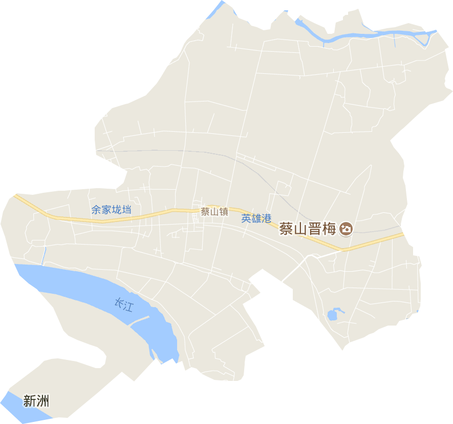 蔡山镇电子地图