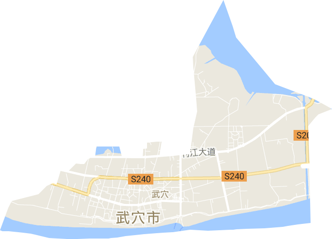 武穴街道电子地图